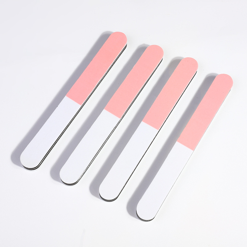 双面两用绿白抛光条超级抛光挫 美甲抛光条指甲打磨打蜡条抛光块