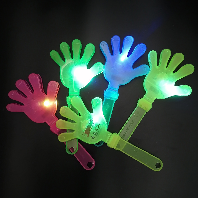 28cm大号发光拍手器荧光手掌拍拍手器掌闪光手拍定logo-阿里巴巴
