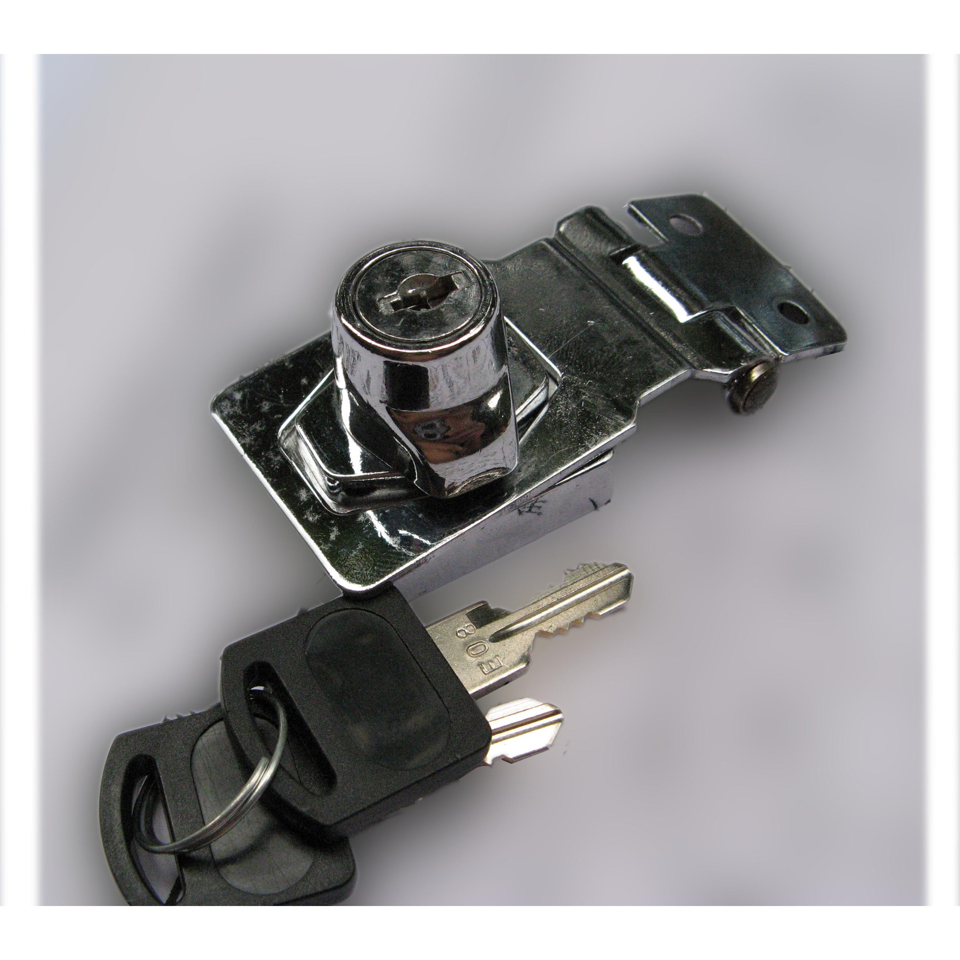 供应锌合金搭扣锁 木柜锁 不用开孔箱锁 不同尺寸选择 颜色多种