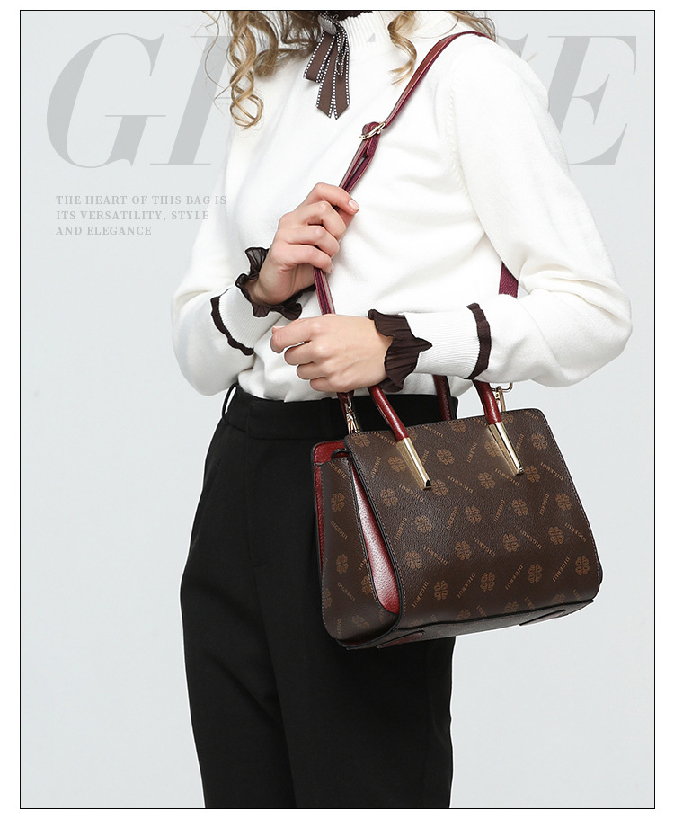 蒂阁瑞新款女包一件代发手提斜跨两用包包中年妈妈母亲节礼物8641