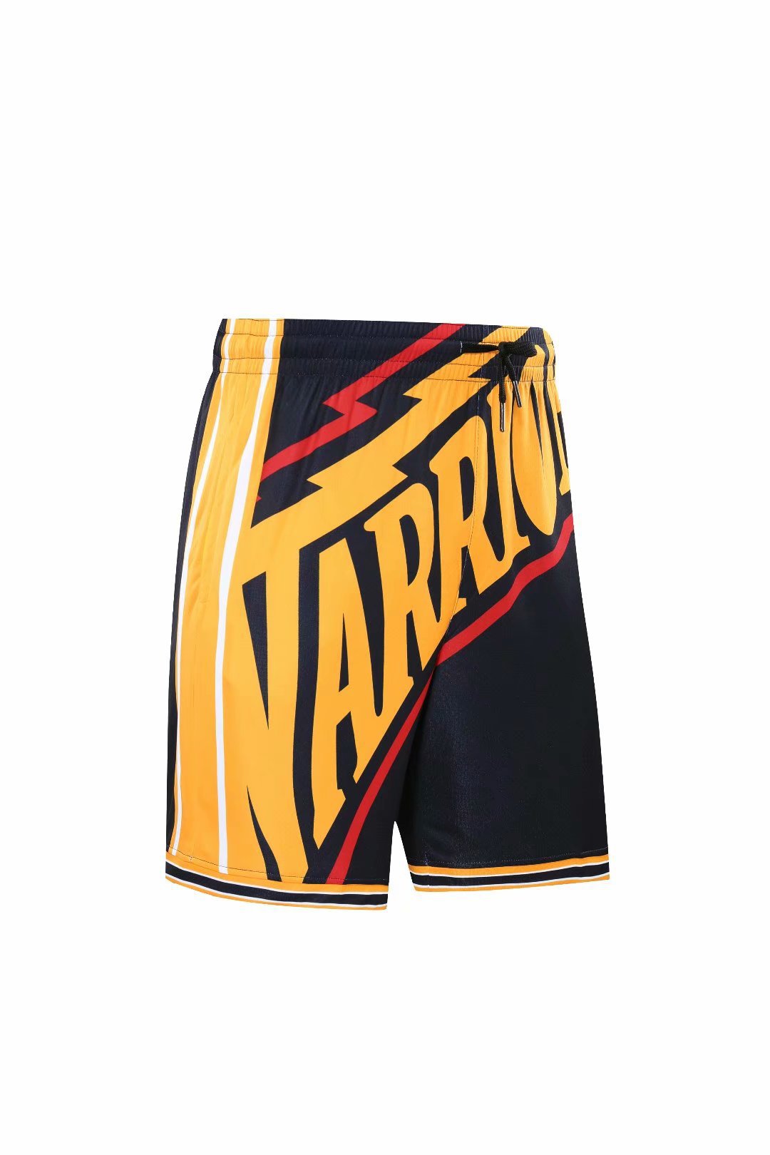 勇士队球裤篮球裤运动短裤男过膝透气速干训练五分裤沙滩休闲裤子