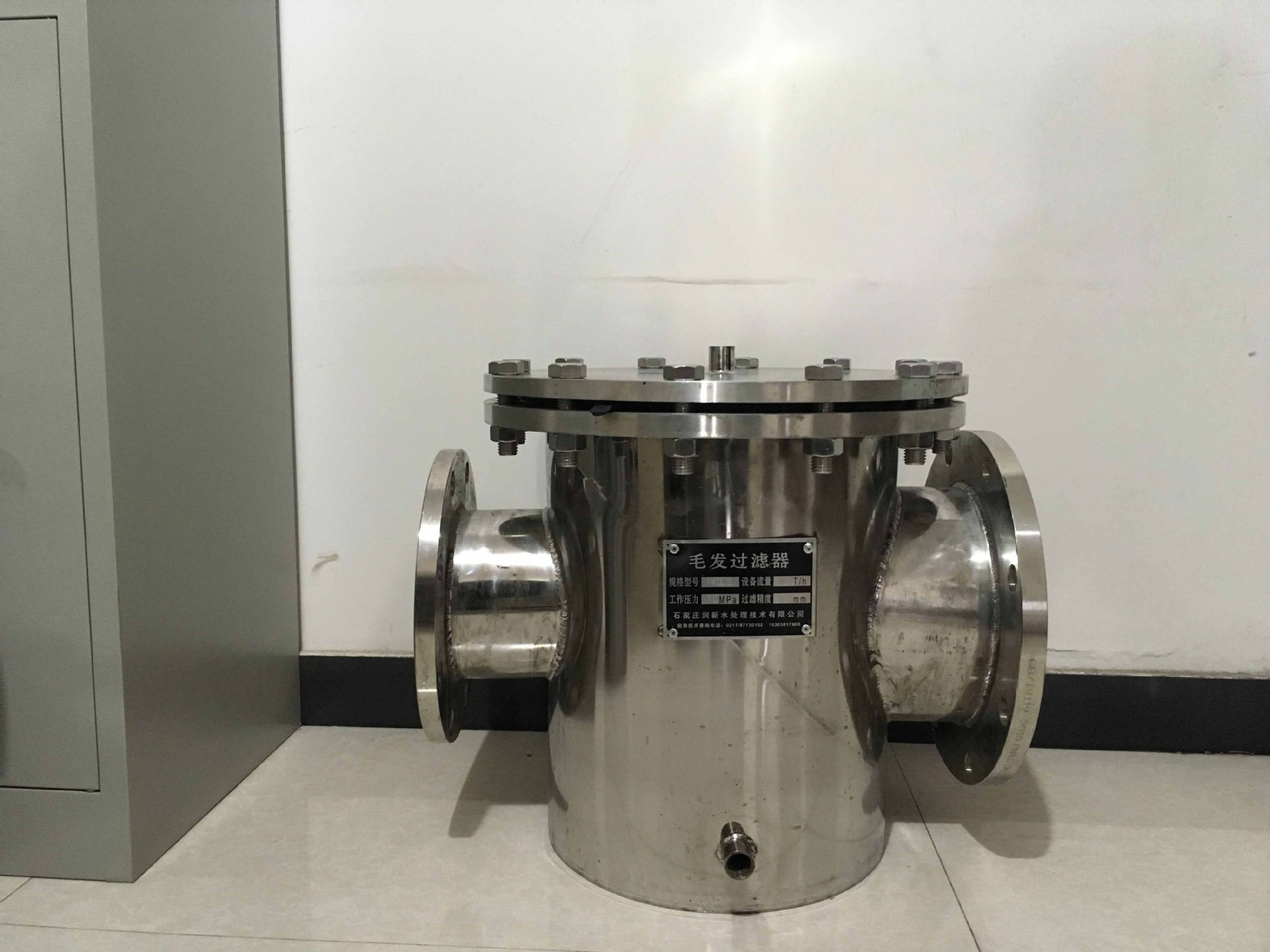 厂家直销毛发处理设备 保护水泵毛发过滤器 各种材质篮式过滤器