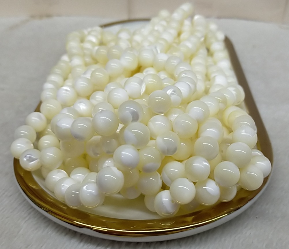 厂家直供贝壳珠马蹄螺 挂件diy饰品配件 手链佛珠串珠母贝批发