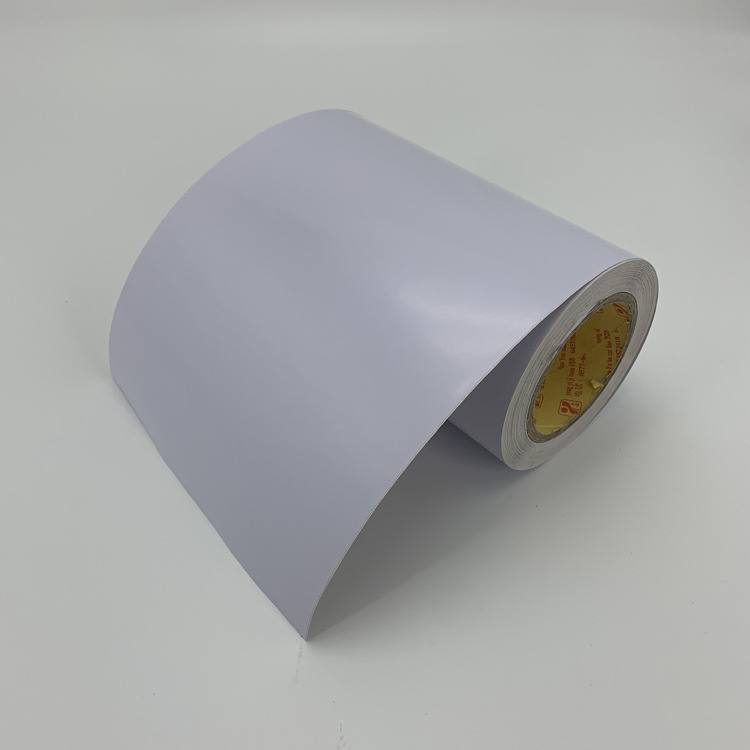 【实力厂家】亮白pvc不干胶 光白pvc印刷不干胶卷筒材料支持定制