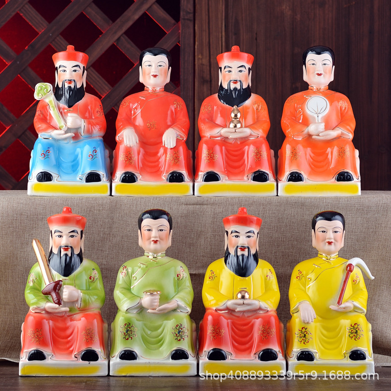 12-16寸陶瓷胡黄常蟒四大护法仙四大家族常三太爷太奶蟒仙摆件