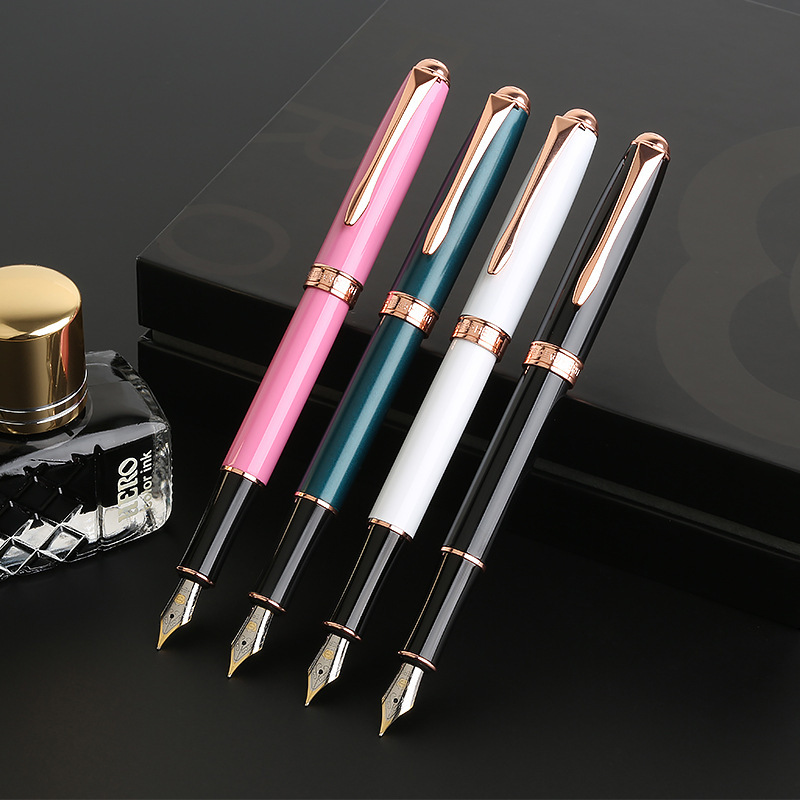 英雄850钢笔可定制高档商务办公签字单支礼盒