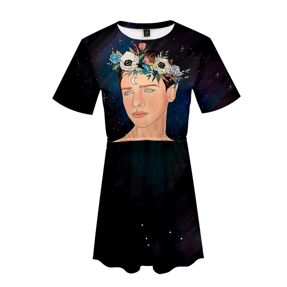 2020payton moormeier连衣裙时尚潮流3d数码印花连衣裙女支持定制