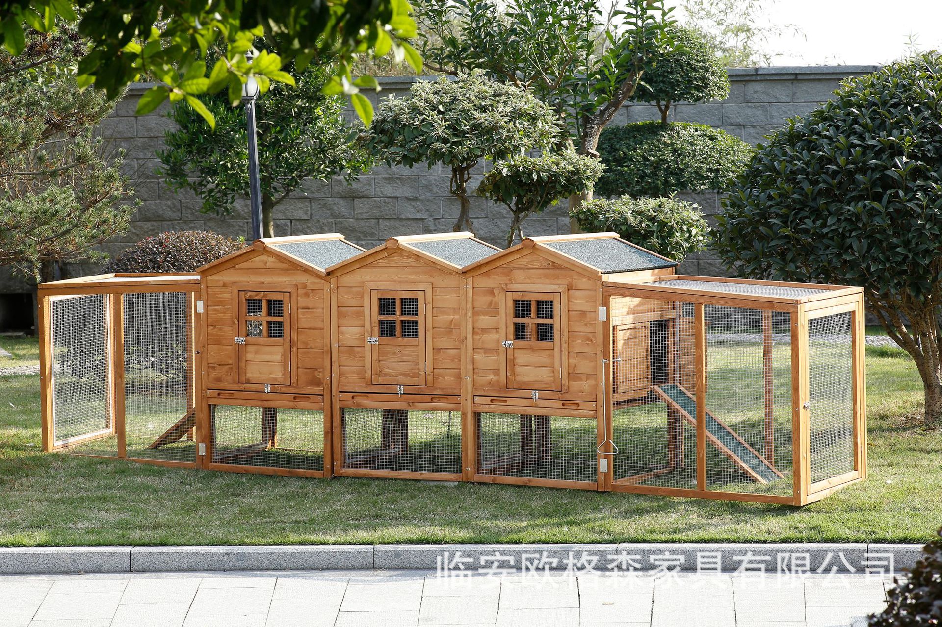 模块化可拼接的木制鸡舍养肥鸡大型木制育肥鸡笼