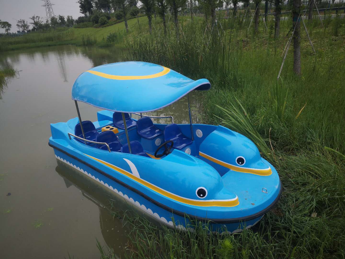 海豚电动船_明扬游艇_电动船厂家_支持定制-阿里巴巴