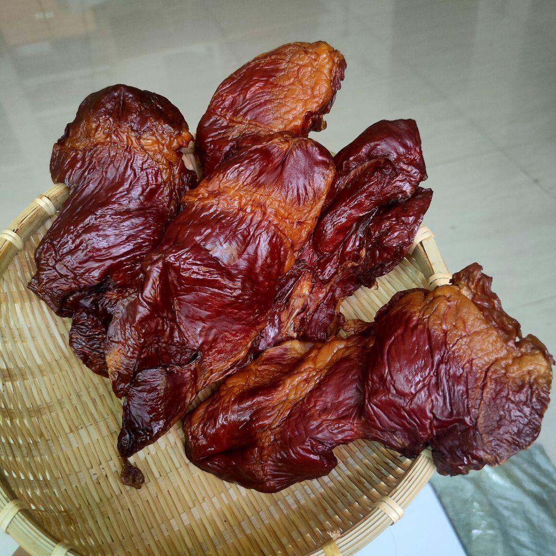 湖南土特产柴火烟熏猪心老腊肉传统工艺乡里腊味500克腌制腊猪心
