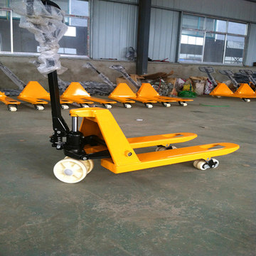 小型液压叉车超短型液压小地牛手动液压托盘搬运车超窄液压搬运车