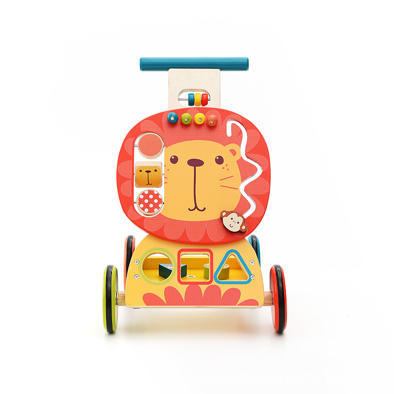 环宇婴儿学步车狮子大象手推车宝宝学步神器儿童小推车