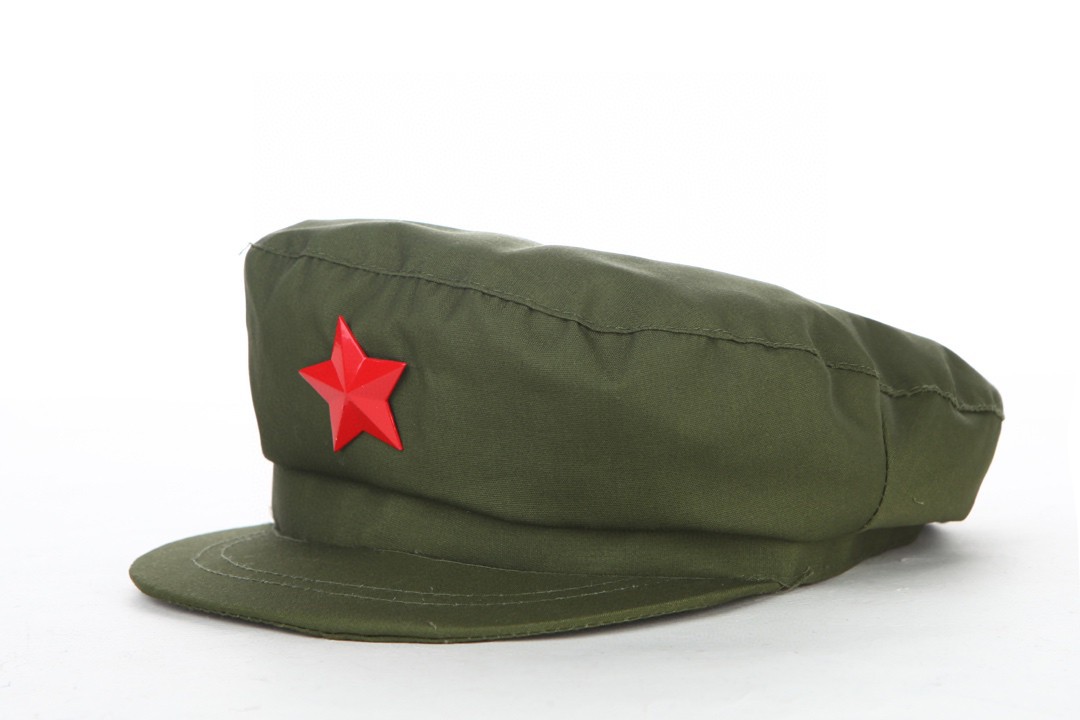 65式军装 老式军绿迷彩服套装 红卫兵五角星演出服 65女款老军装