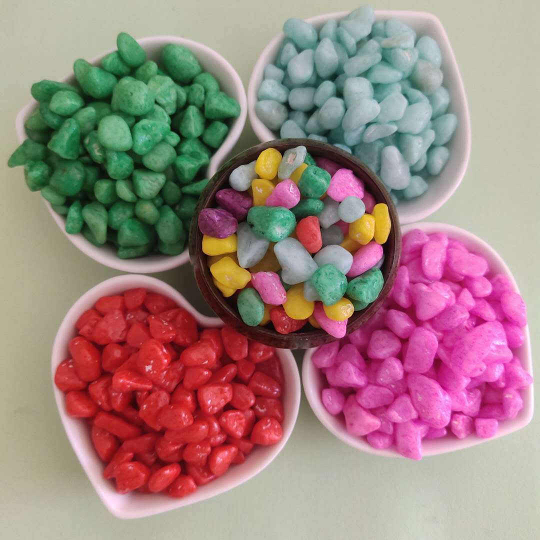 染色彩砂 染色鹅卵石 厂家直供 量大从优