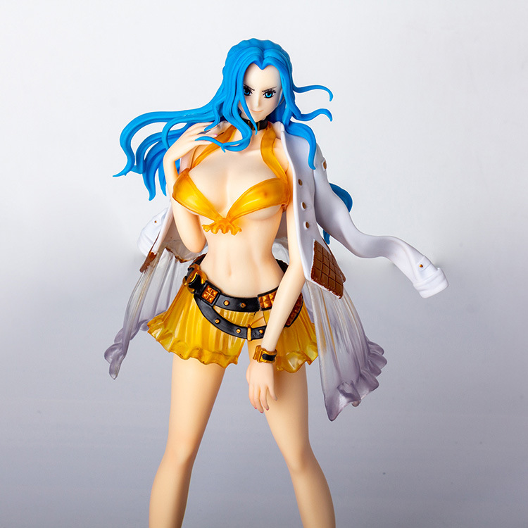 海贼王 gk 潮牌薇薇 微微公主 泳装美少女 盒装公仔 手办模型摆件