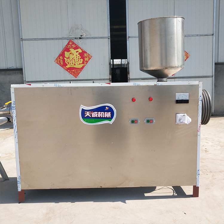 天诚虾片虾棒机生产视频 商用大型虾片生产流水线