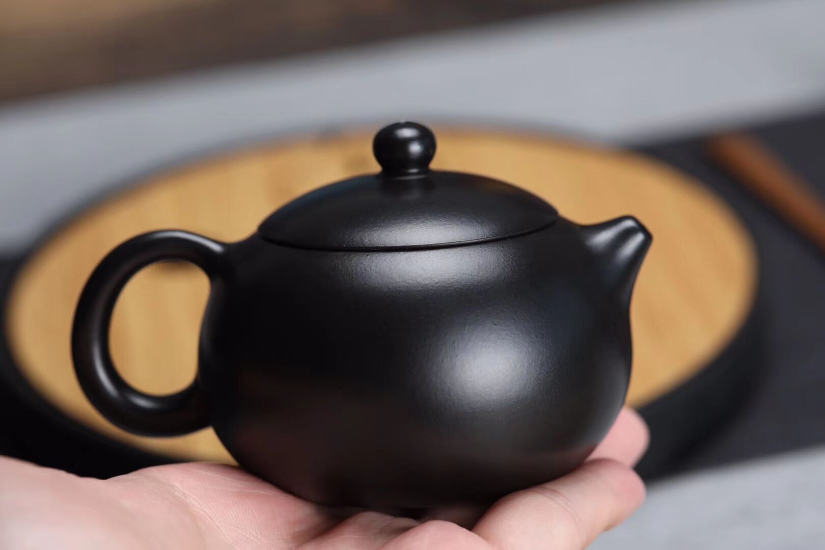 宜兴紫砂壶茶具茶道名家正品纯手工精品原矿优质黑泥西施壶特价