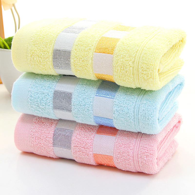 Cotton Towel Supermarket & Shopping Malls Company Enterprise Face Towel Factory Wholesale Embroidery Logo Gift Advertising Gift Thickening