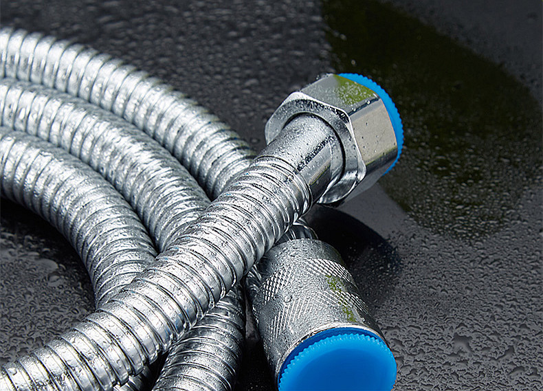 批发卫浴五金浴室花洒喷头软管不锈钢金属防爆抽拉加密淋浴管软管