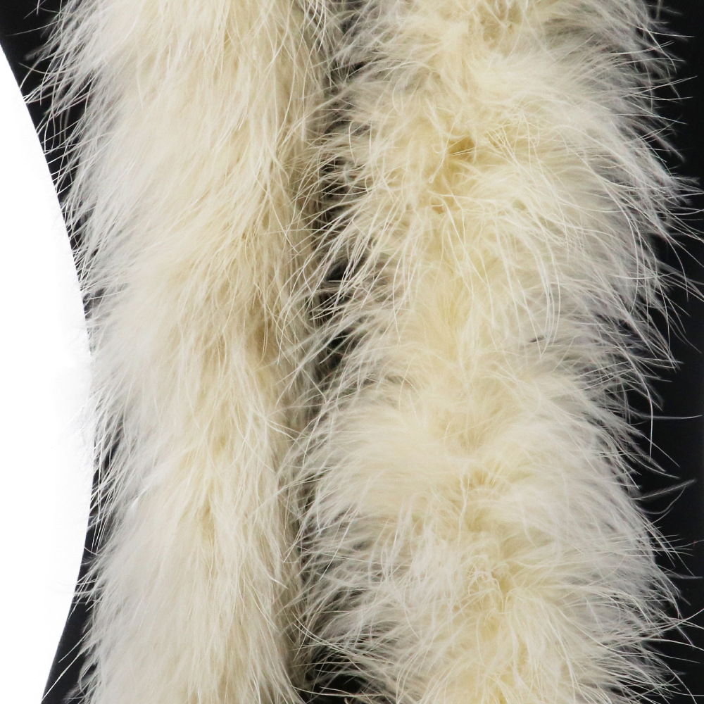 批发彩色羽毛绒毛条diy手工围巾配件饰品火鸡毛绒条服装辅料头饰