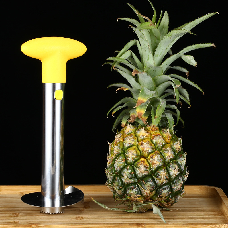 菠萝削皮器厨房小工具不锈钢削皮刀礼品制作水果刀削皮菠萝刀