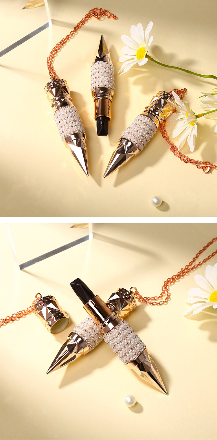 韩抖音快手权杖水仙口红 一支两面三色网红品牌哑光唇膏新款