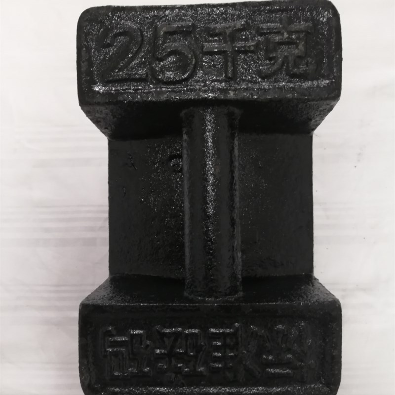 砝码25kg厂价销售表面涂漆准确实在质量保障方便使用砝码25kg