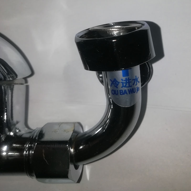铜芯电热水器混水阀明装淋浴配件冷热开关u型混合水阀通用