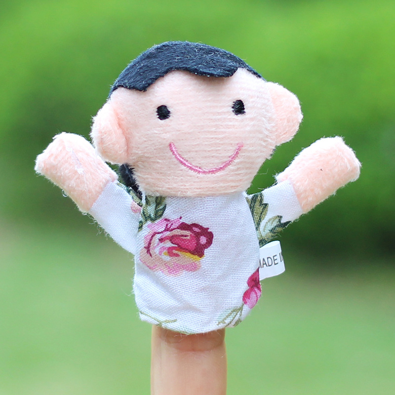 可爱迷你人物毛绒玩具一家六口家庭成员指偶娃娃工厂直营诚招分销