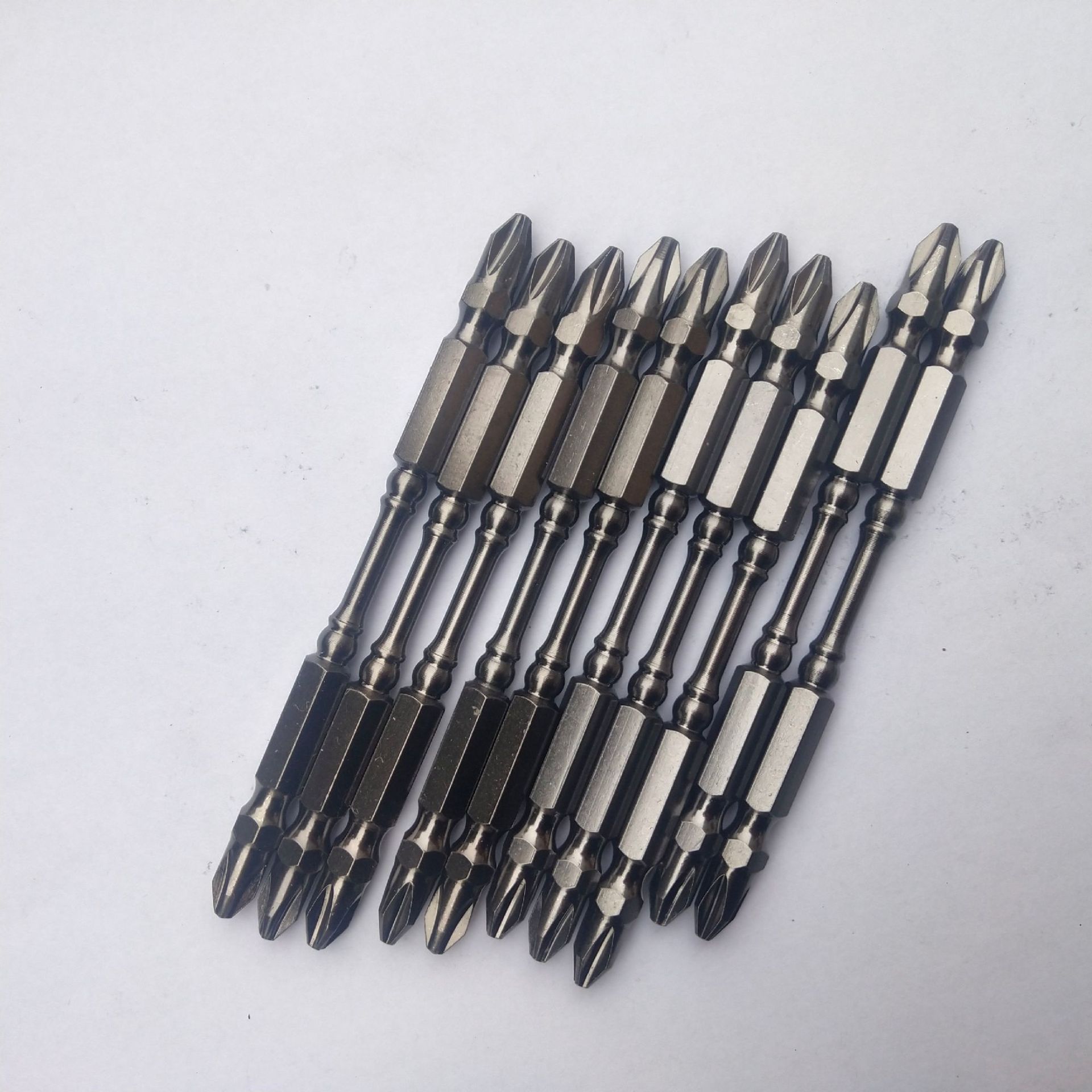 强磁s2双头十字风批头电钻气动冲击批咀电动螺丝批双截棍批头