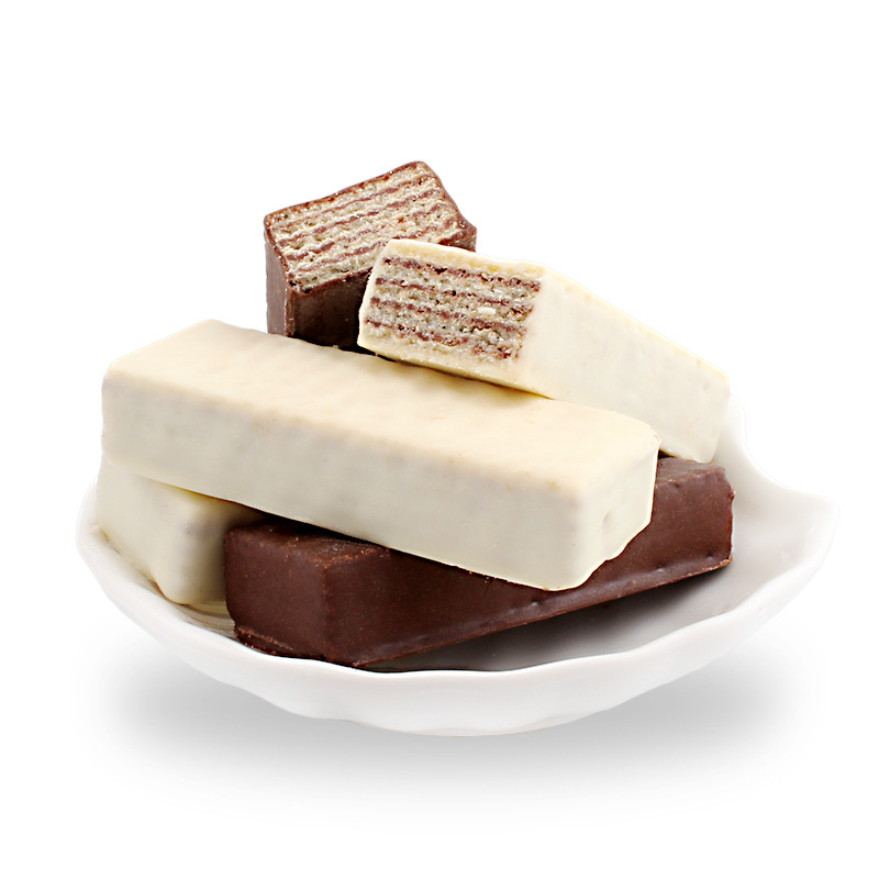 雀.巢脆脆鲨威化饼干20g夹心白巧克力牛奶味零食小包装散装整箱批