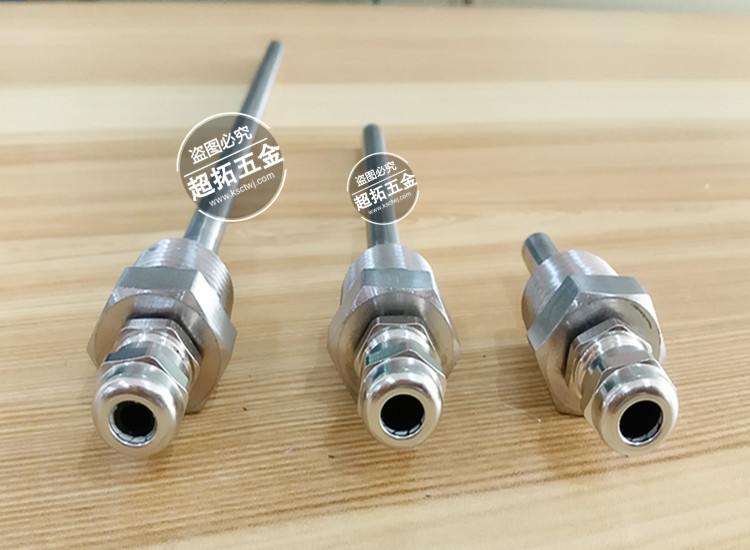 不锈钢304水箱 管道防水测温盲管 太阳能温度探头 传感器保护套管