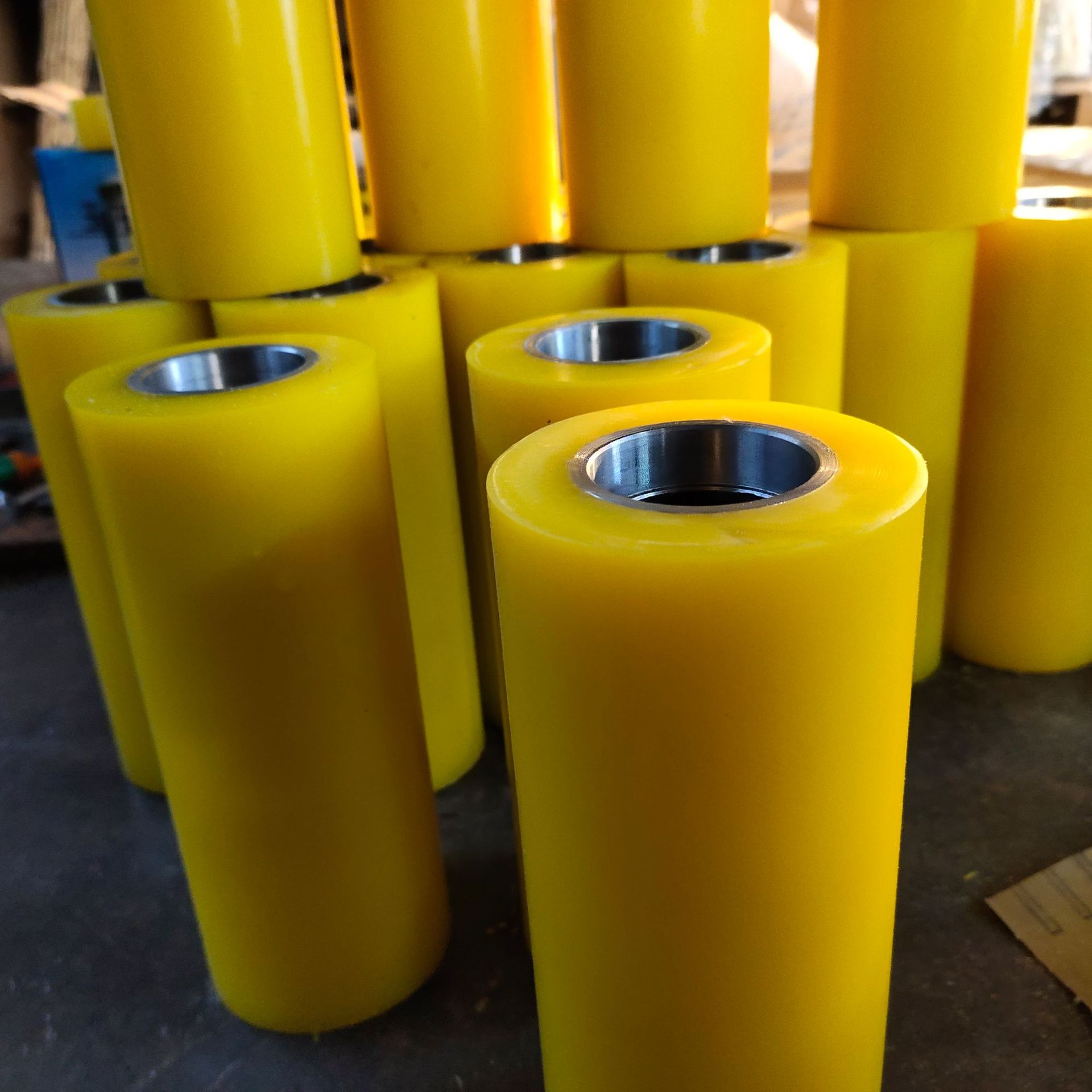 厂家直销输送机托辊 口罩机托辊 聚氨酯包胶辊 现货供应