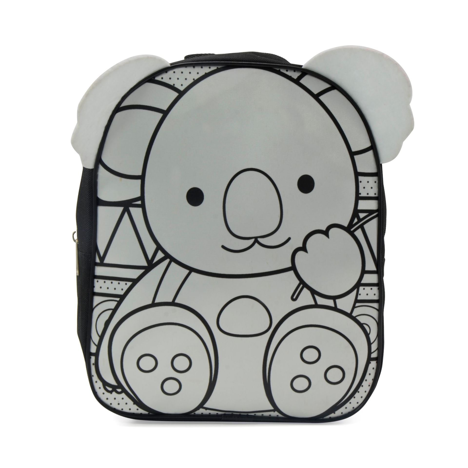 diy涂色书包儿童涂色书包动物书包彩笔画画包