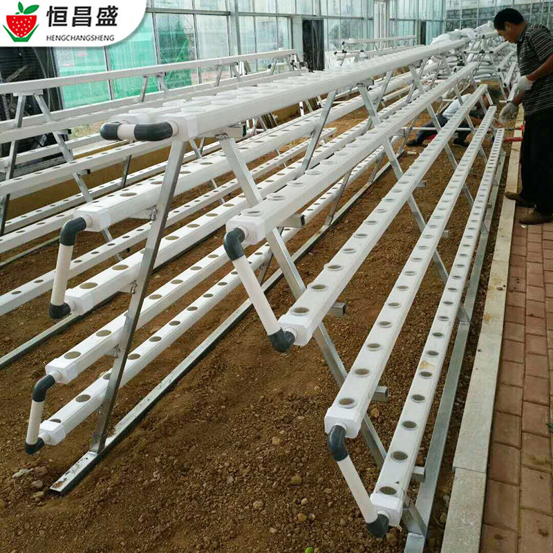 温室大棚无土栽培种植槽 水培立体式叶菜方管种植槽 水培种植槽