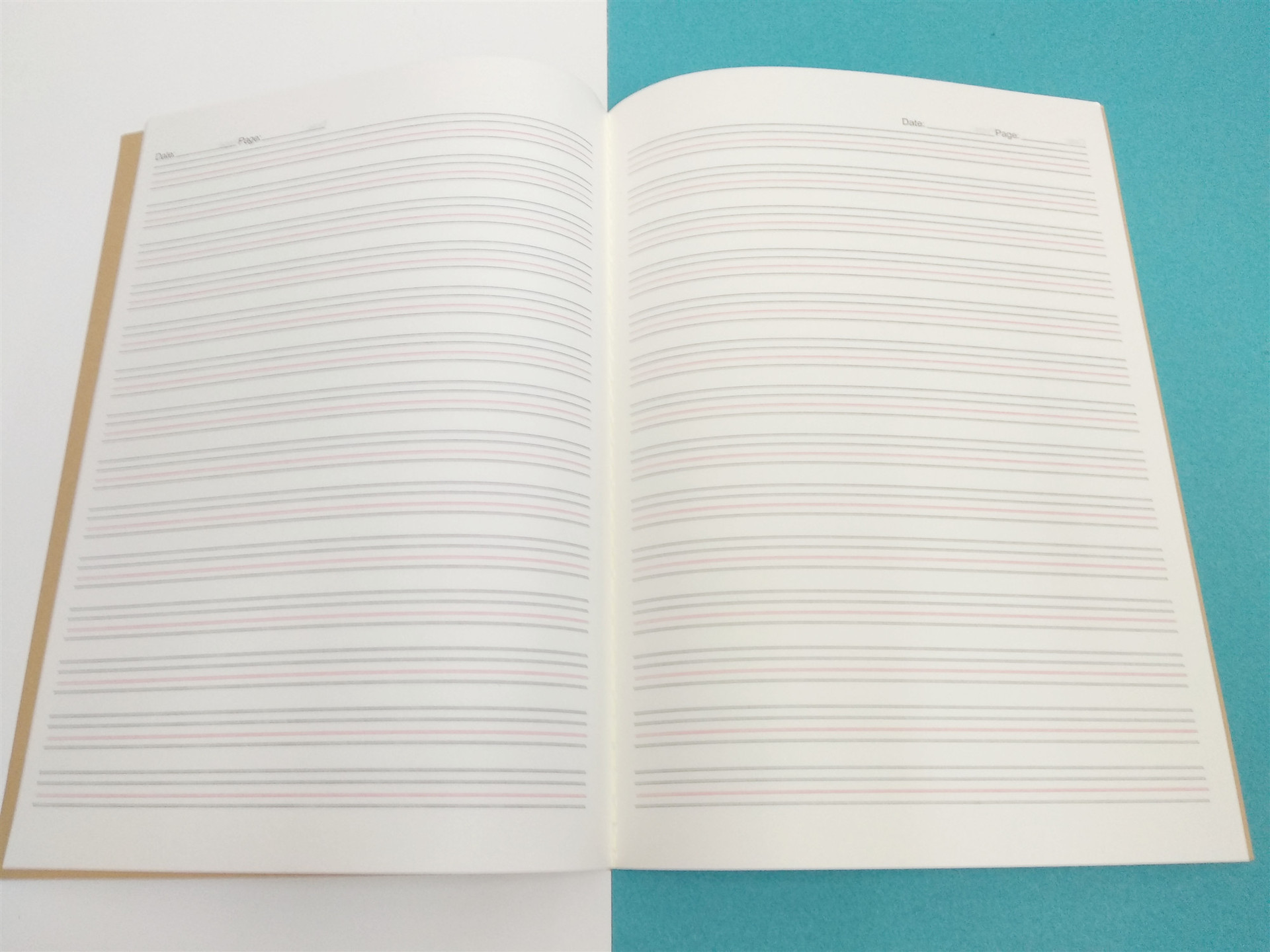 16k简约牛皮本英语本子初中小学生护眼24页英文笔记作业本单词本