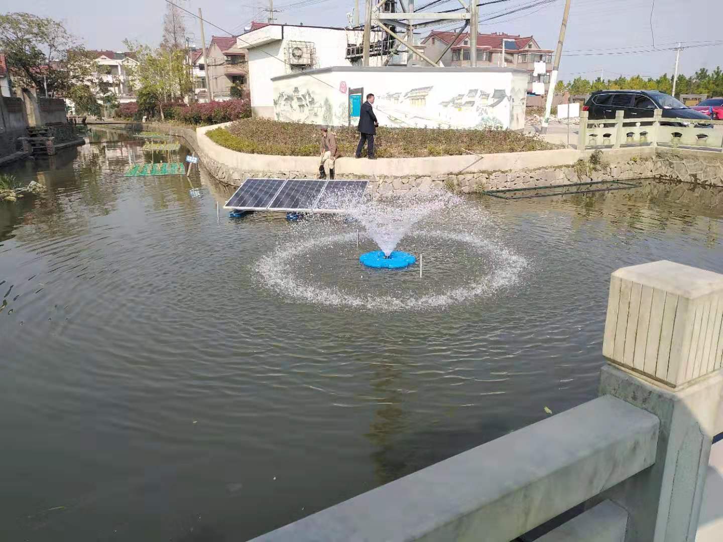 304/316不锈钢喷泉曝气机 河道鱼塘增氧机 提水式曝气机 宁波厂家