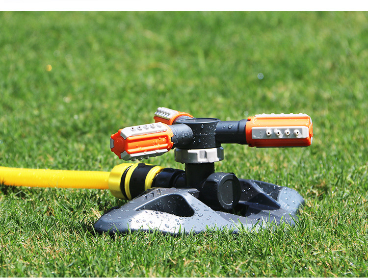 360度旋转可串联大三叉喷水器苗圃灌溉园林自动浇水花园洒水器