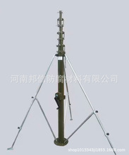移动监控升降气动桅杆2.5-7.8米天线升降通讯照明避雷针立杆