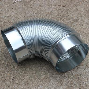 锅炉烟囱冬季加厚烟筒管15cm白铁皮壁挂炉加长节烟囱罩煤炉转换头