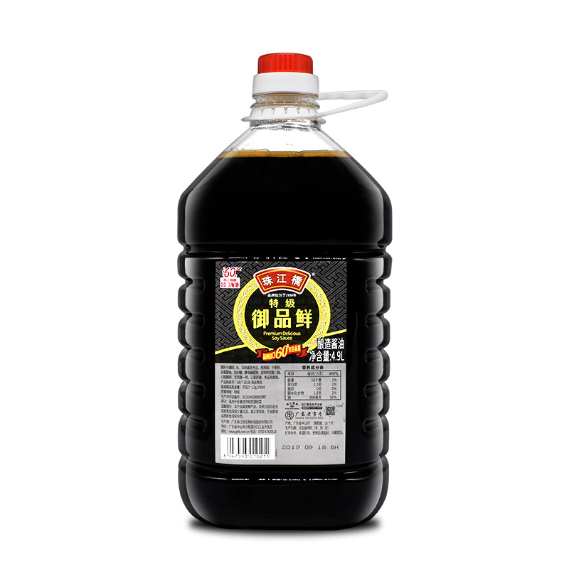 珠江桥特级御品鲜酱油4.9l 酿造酱油浓鲜出口酱油餐饮装