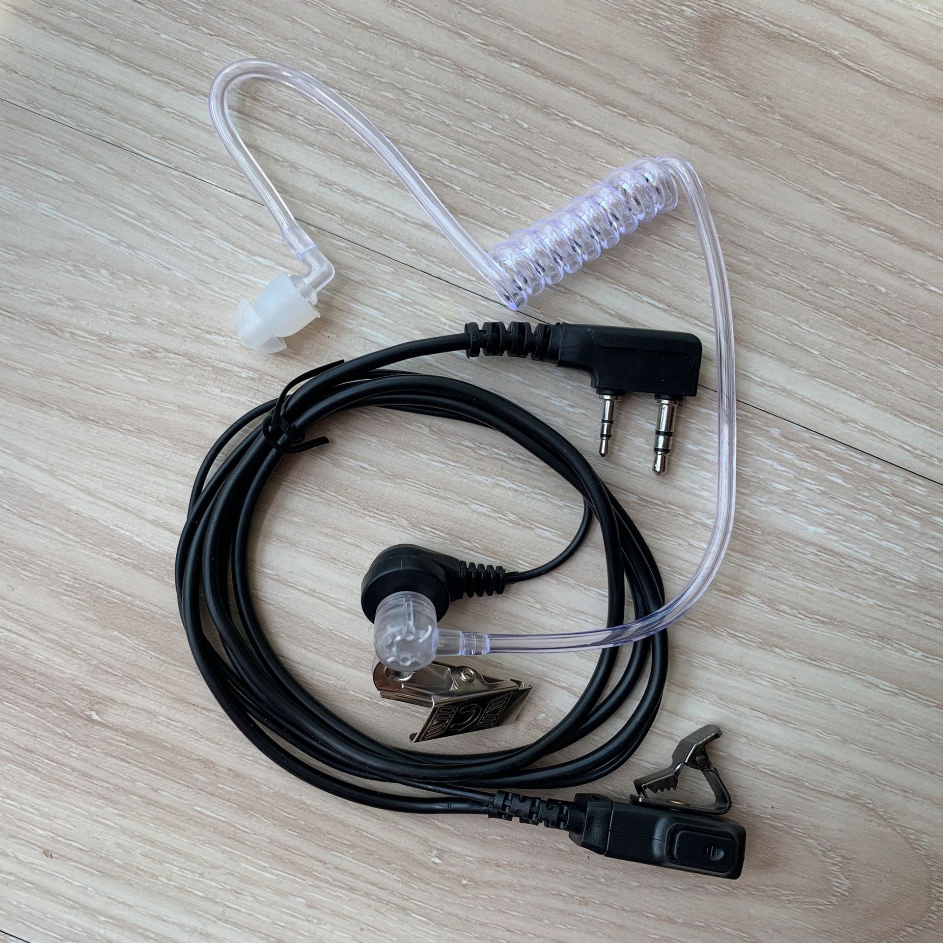 k头对讲讲机耳机耳麦空气导管入耳式耳挂对讲电话机耳机线