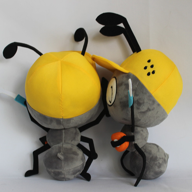 厂家直销填充咋装蚂蚁毛绒玩具蚂蚁公仔玩偶可来图定制