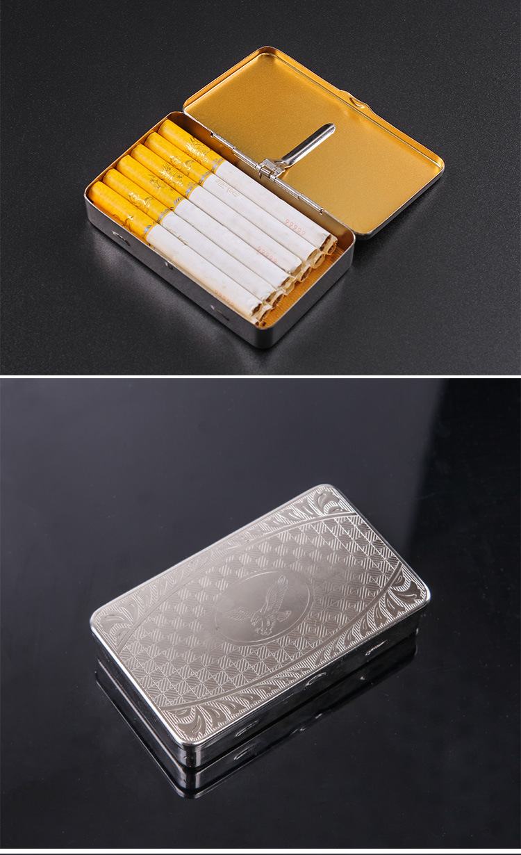 烟斗烟丝盒便携随身保湿烟丝盒子密封个性金属手卷烟丝盒烟盒