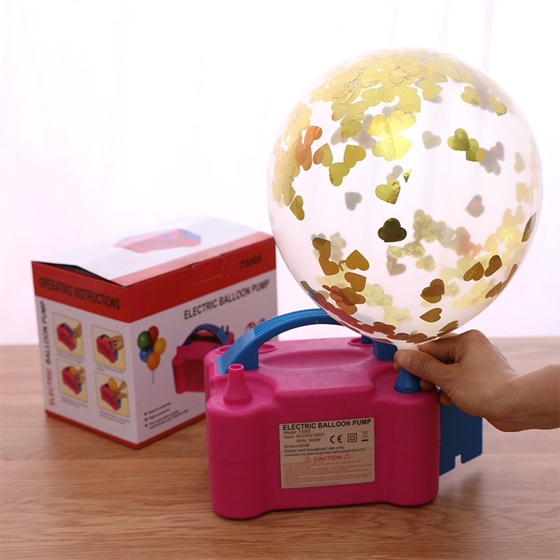 铝膜气球乳胶气球电动打气筒吹气球机便携式充气机打气球机吹气球