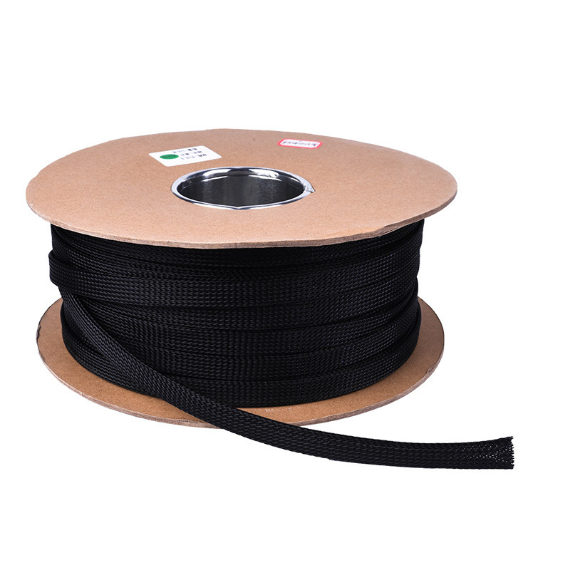 厂家供应高耐磨编织网管pet伸缩套管 耐高温阻燃尼龙护套管φ12mm