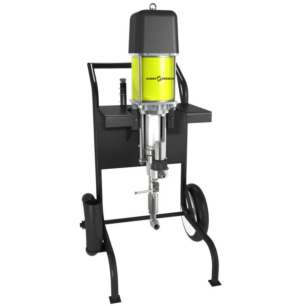 法国kremlin克姆林53c124无气柱塞泵 无气涂料泵 油漆无气喷涂机