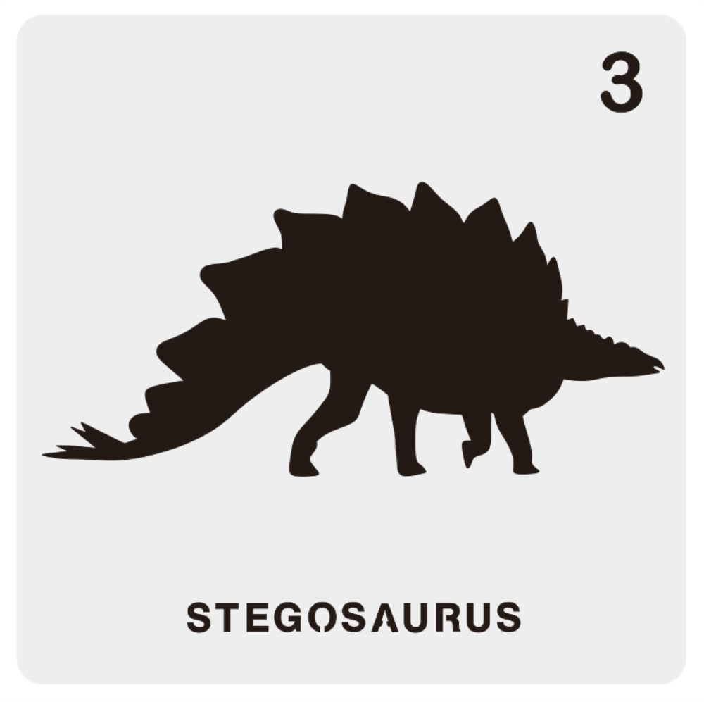 亚马逊热销恐龙模板 霸王龙墙绘艺术镂空板 厂家直销