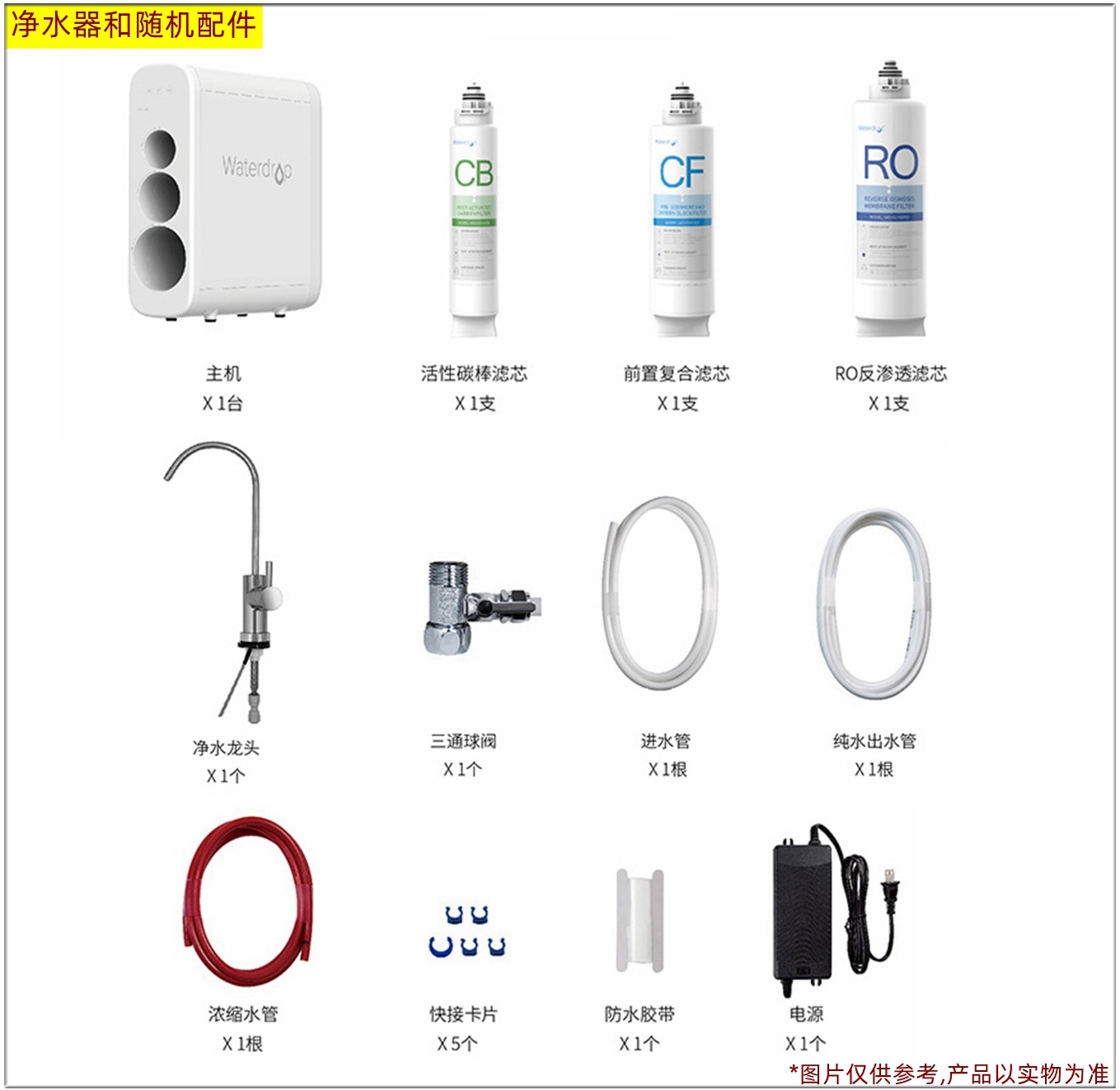 16净水器随机配件