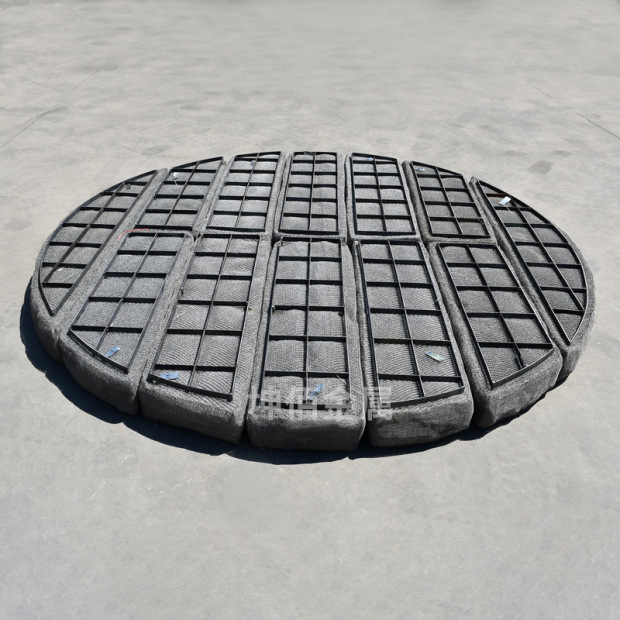 不锈钢丝网除沫器 汽液过滤丝网除雾器 带格栅分离设备除沫器